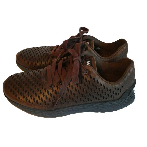 NOBULL Perforated Gum Sole Coffee Leather Runner Men 9.5 US / 43 EU main image 8